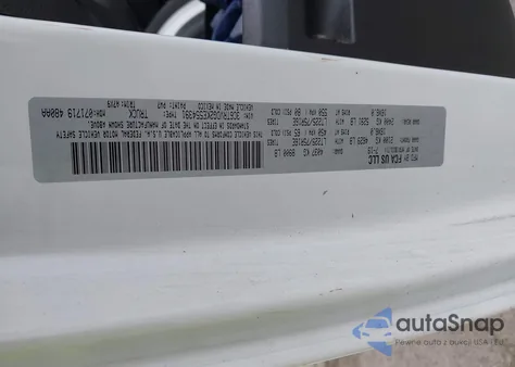 2019 Ram Promaster 2500 High Roof 159 Wb z USA, uszkodzony, nr VIN 3C6TRVDG2KE554391